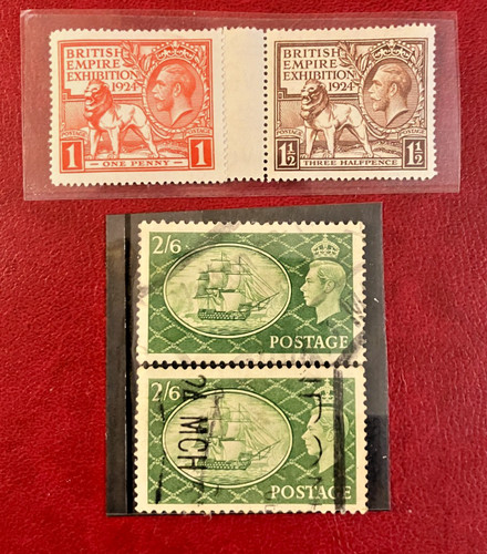 Stamps british empire - gv,