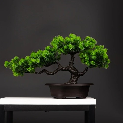 27cm artificial pine - pine, bonsai