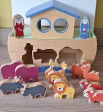 Noahs Ark Wooden Shape Sorter Used