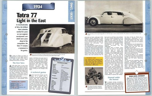 Tatra 1930 1940 - 77, 1930/1940