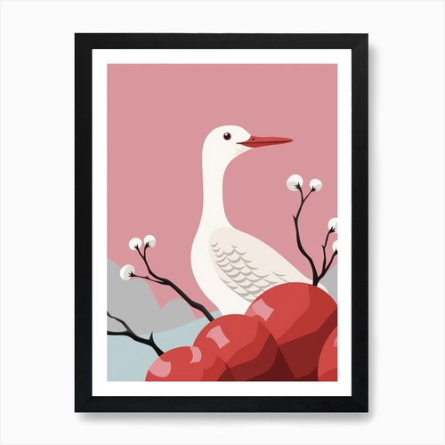 Minimalist loon illustration - minimalist,