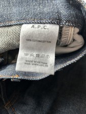 A.P.C Mens Straight Dark Blue
