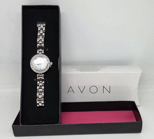 Avon natalee silver tone watch - avon,