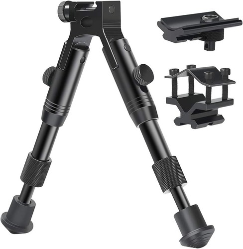 Rifle bipod 3inch adjustable - rifle,