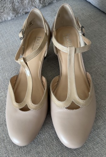 Hotter rumba beige - hotter, leather