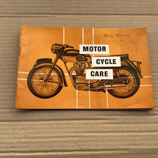 Castrol oil Motorcycle care book handbook manual classic vintage collector