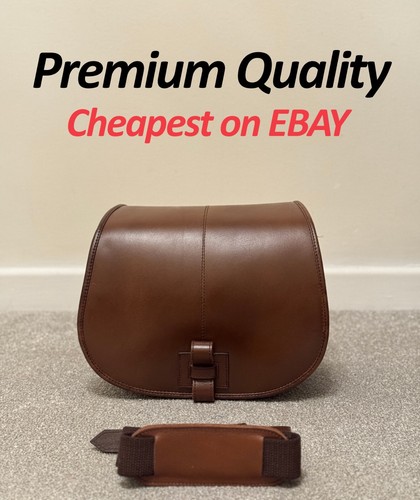 Leather cartridge bag shotgun - leather,