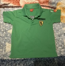 Official Kids Ferrari Green T-shirt Size L 