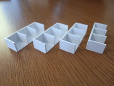 OO / HO '15ft' three section coal bunker  1:76 Scale for Model Railway pack of 4