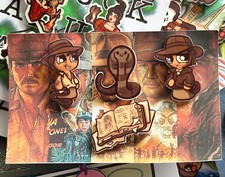 Indiana Jones Badges Set - Broach,  Collectable, Indie, Dr Jones