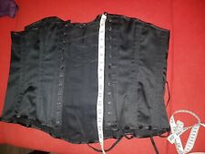 Custom made Black corset and arm gauntlets plus size