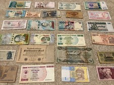 Lot Of 25 X World Banknotes