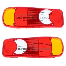 Rear Light Lens For Nissan Interstar 2022-2025 Chassis Cab Tail Lamp 1 Pair
