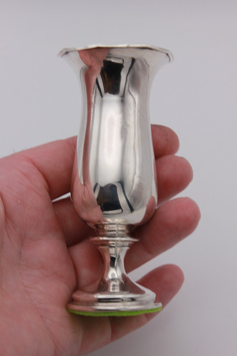 Sterling silver vase 4 - silver,