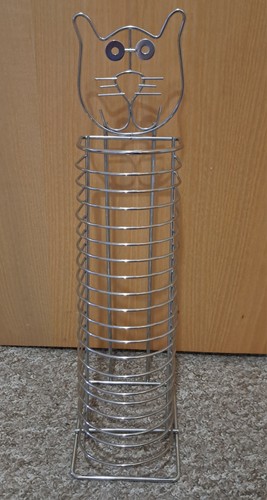 Retro chrome cat - rack, tower
