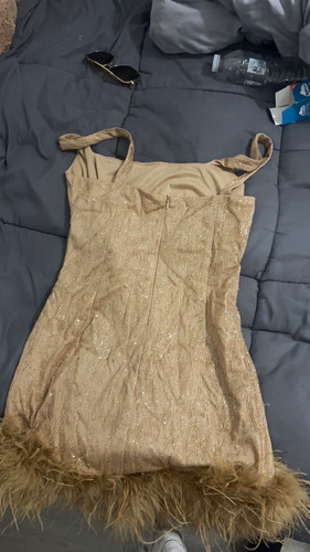 Ego women beige sequin - ego, mini