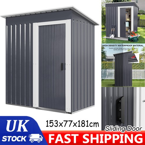 3ft metal garden shed - x,