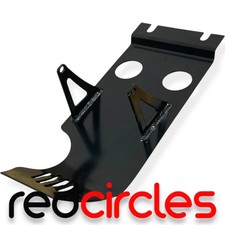 BLACK PIT BIKE SUMP GUARD / BASH PLATE WITH FLAT REAR MOUNT for 125cc 140cc 