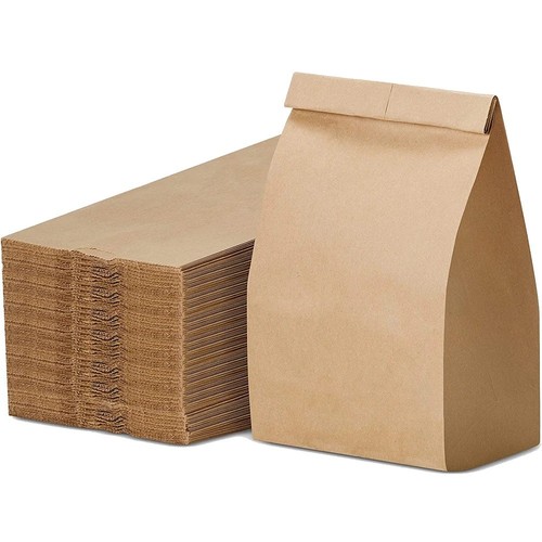 Kraft paper lunch bags - kraft,