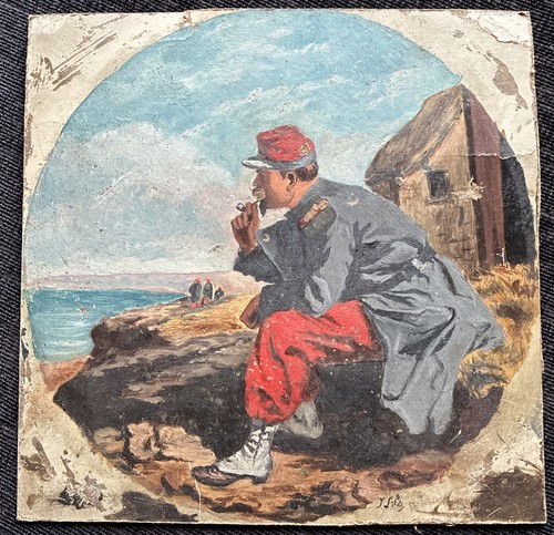 Victorian oil painting - painting, a