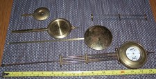 Vintage Job Lot  Clock Pendulums Spares Repairs used condition. 