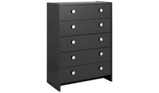 Seville 5 Drawer Chest - Anthracite