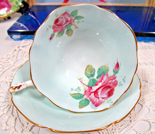 Paragon tea cup saucer pink - tea,