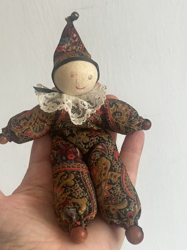 Vintage clown ragdoll rag - vintage,