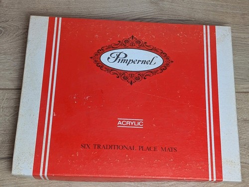 Vintage pimpernel placemats - vintage,