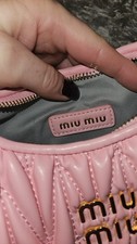 Miu Miu Pink Bag With Strap