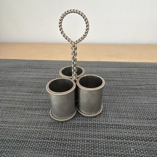 Antique silver plated lipstick - silver,