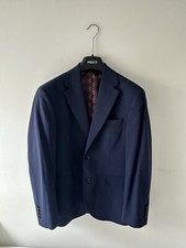 Next Signature Bright Blue Suit Jacket 38S Regular Fit