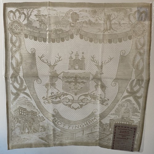 Nottingham lace coat - coat, of