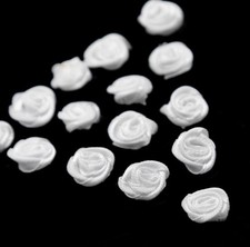 MINI SATIN ROSE FLOWER RIBBON