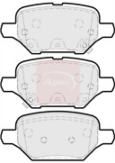 Brake Pad Rear Axle To Fit Opel Mokka 13->, Mokka X 12->, Vauxhall Mokka X 12->