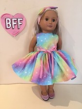 Starlight Dress  Fits Our Generation & American Girl Dolls  18" Dolls Clothes 