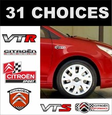 citroen decals stickers graphics citroen  VTR  badge VTS
