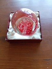 Fantastic Clear Glass With Red