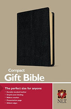 NLT Compact Gift Bible, Black: New Living T..., Tyndale