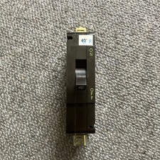 Crabtree C50 40 Amp 40A MCB M4.5 Single Pole Yellow Text