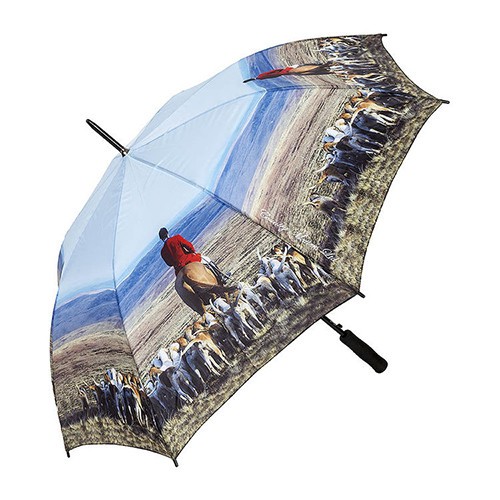 Fox hunting umbrella - fox, horse