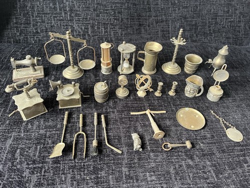 Vintage lot brass dolls - of,