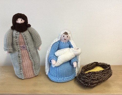Hand knitted christmas - knitted,