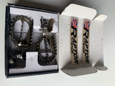 Raptor Yz250f/450 Titanium Foot pegs 5mm Down 5mm Back. Save over £130