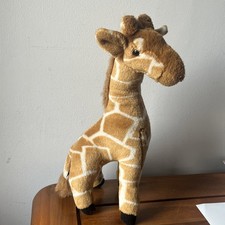Dowman Soft Touch Standing Giraffe Plush Toy 33cm 13” M to Large Silky 