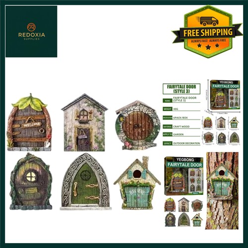Enchanting wooden fairy garden - wooden,
