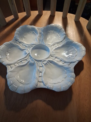 Porcelain white well oyster - porcelain,