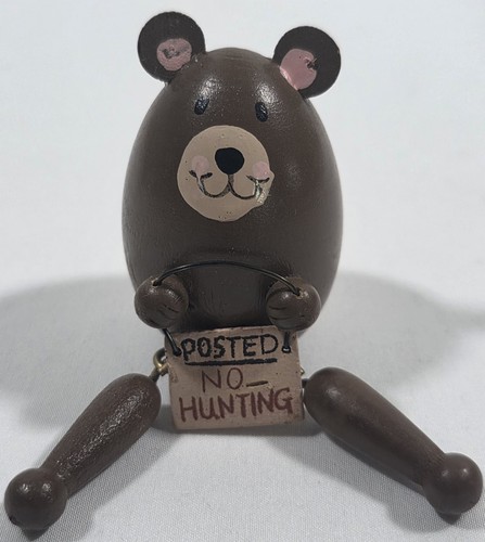 Vtg wooden posted no - vtg,