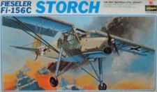 HASEGAWA JS141 - WWII GERMAN FIESELER FI-156C STORCH - 1/32 KIT - NO BOX CANOPY