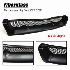 1x Black Front Bumper Grille